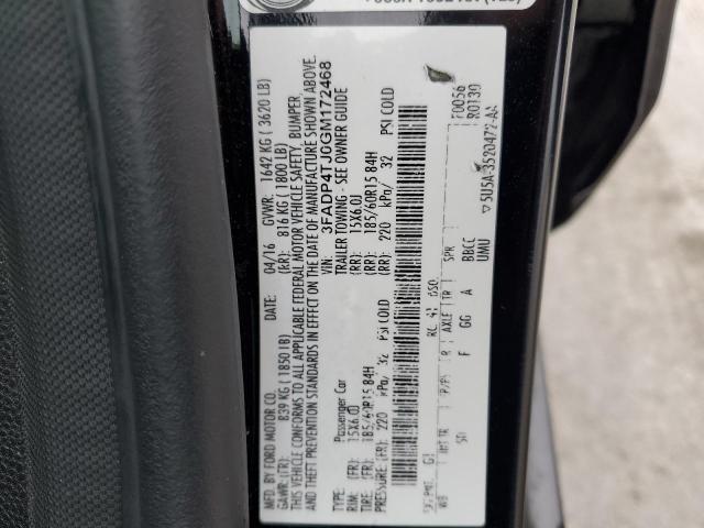 2016 FORD FIESTA S - 3FADP4TJ0GM172468