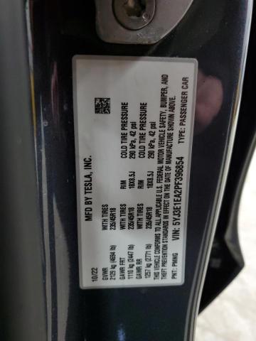 2023 TESLA MODEL 3 - 5YJ3E1EA2PF396854