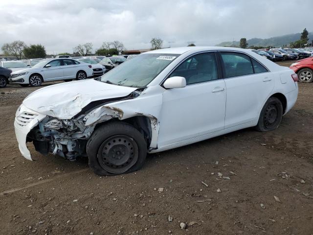 TOYOTA CAMRY CE 2007 white  gas 4T1BE46K17U544841 photo #1