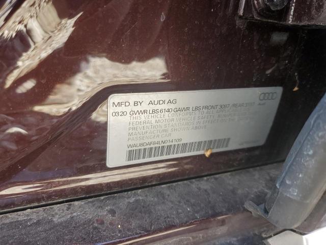 2020 AUDI A8 L WAU8DAF84LN014109