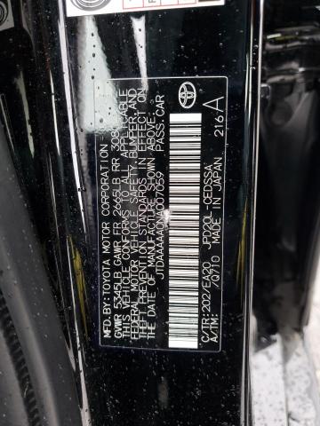 2022 TOYOTA MIRAI LE JTDAAAAA0NA007059