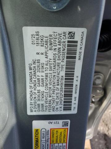 2025 HONDA CIVIC LX 2HGFE2F28SH567864