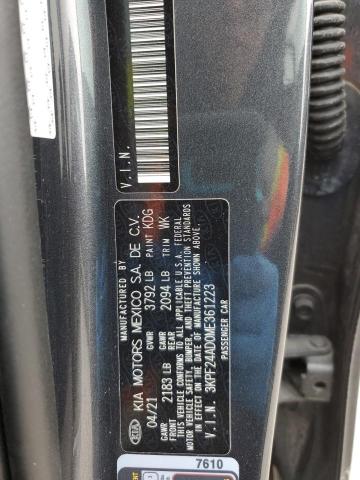 2021 KIA FORTE FE - 3KPF24AD0ME361223