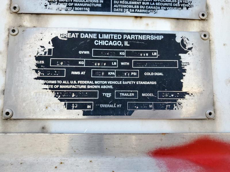 2008 GREAT DANE TRAILER #3261622557