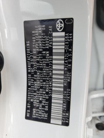 2021 TOYOTA COROLLA SE - 5YFS4MCE3MP077310