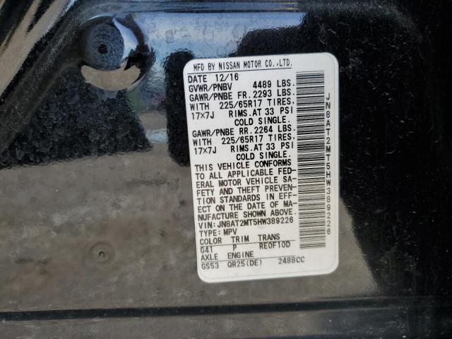 2017 NISSAN ROGUE S - JN8AT2MT5HW389226