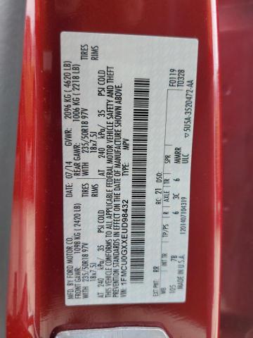 2014 FORD ESCAPE SE - 1FMCU0GXXEUD98432