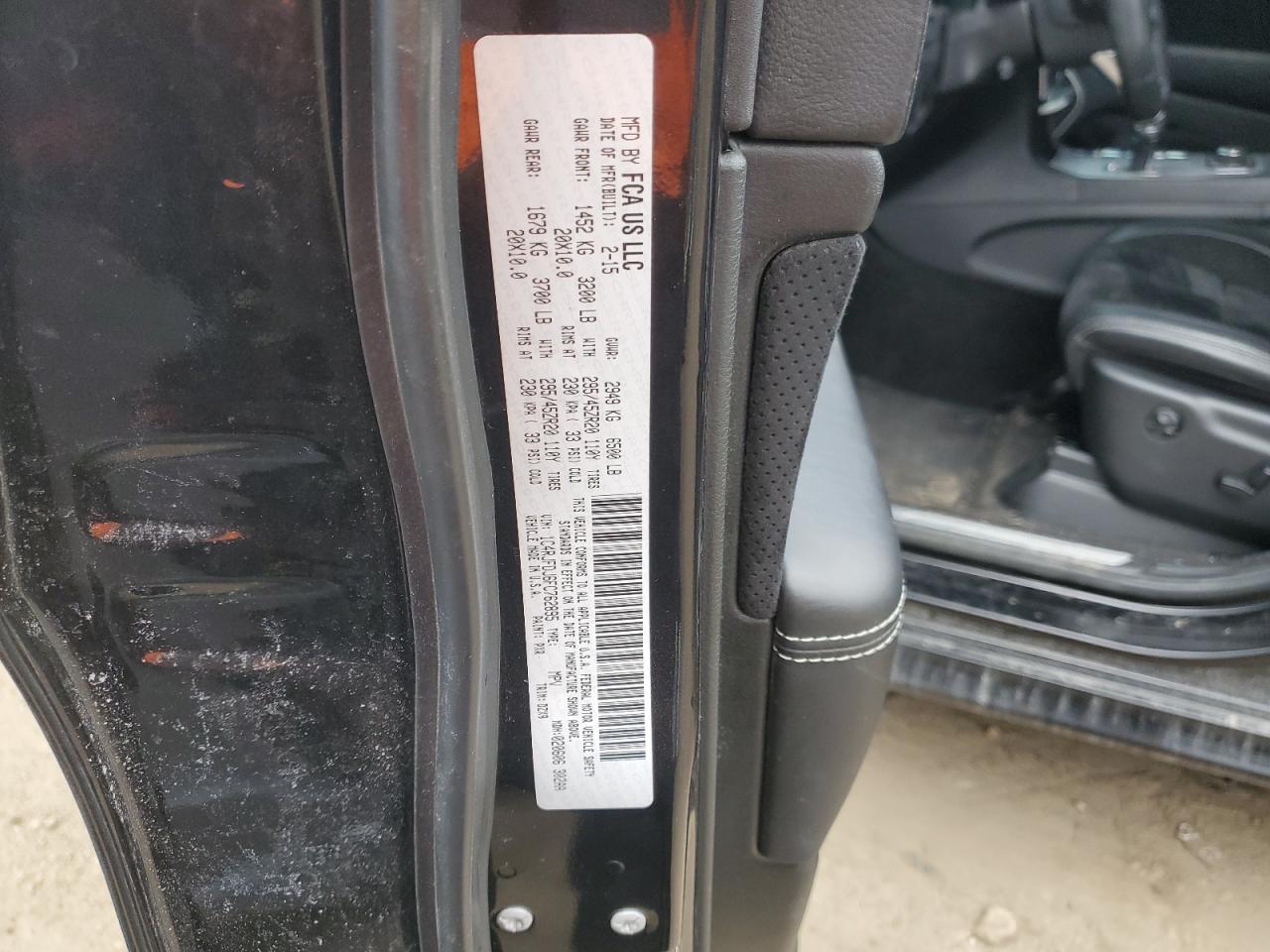 Lot #3147233033 2015 JEEP GRAND CHER