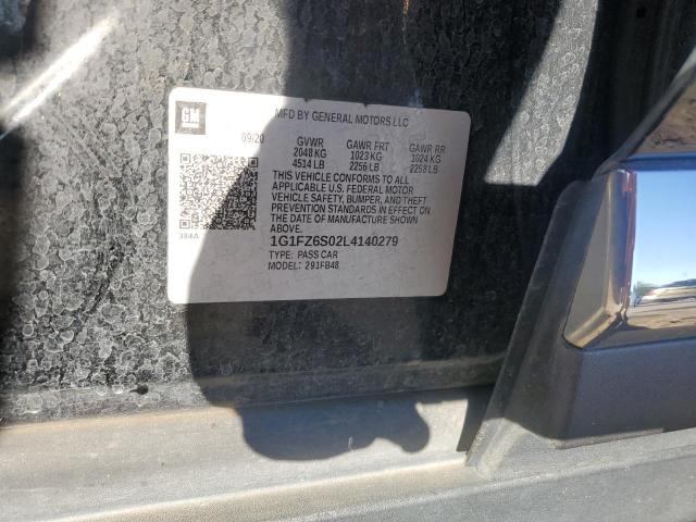 2020 CHEVROLET BOLT EV PR - 1G1FZ6S02L4140279