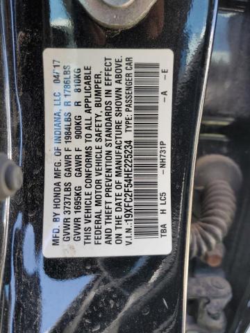 2017 HONDA CIVIC LX - 19XFC2F54HE225234