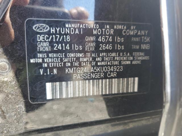 2019 GENESIS G70 SPORT KMTG24LA5KU034923