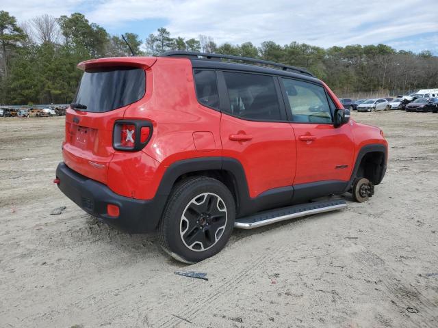 Vin: zaccjbct2gpd56787, lot: 50002785, jeep renegade trailhawk 20163
