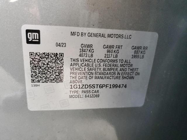 2023 CHEVROLET MALIBU LT - 1G1ZD5ST6PF199474