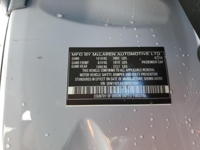 2025 MCLAREN AUTOMOTIVE ARTURA SBM16BEA4SW002969