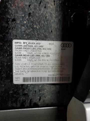 2021 AUDI Q5 PREMIUM - WA1BAAFY7M2131262