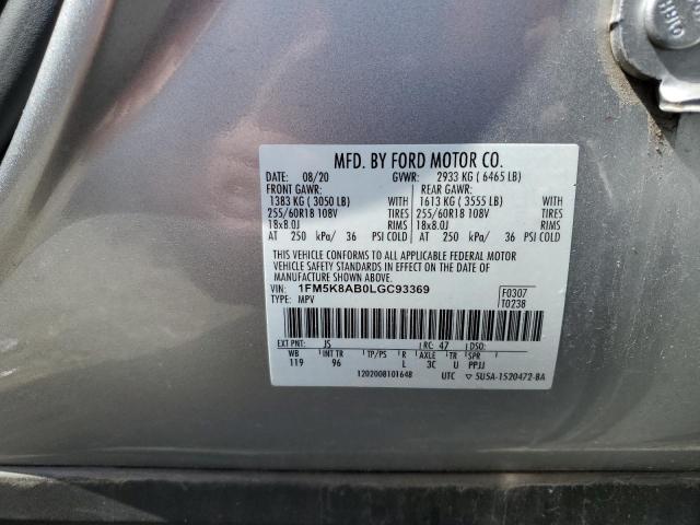 2020 FORD EXPLORER P - 1FM5K8AB0LGC93369