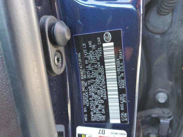 2021 LEXUS ES 300H 58ADA1C10MU010054