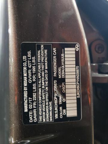 2017 INFINITI QX30 BASE - SJKCH5CP1HA038870