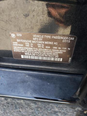 2015 BMW 320 I - WBA3B1G5XFNT63736