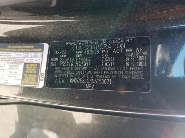 2022 KIA NIRO EX PR KNDCE3LG3N5153071