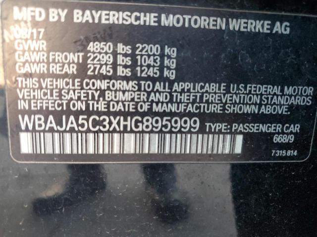 2017 BMW 530 I - WBAJA5C3XHG895999