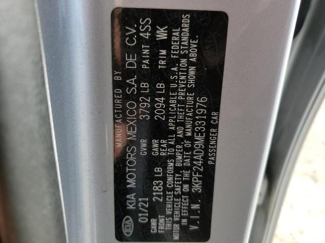 2021 KIA FORTE FE - 3KPF24AD9ME331976