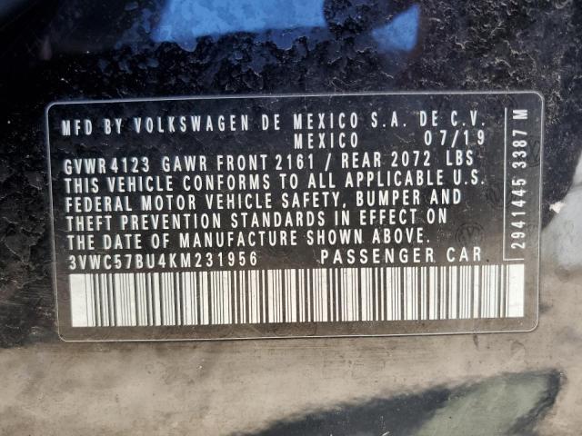 2019 VOLKSWAGEN JETTA S - 3VWC57BU4KM231956