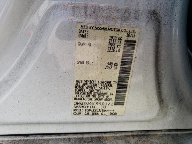 2015 NISSAN ALTIMA 2.5 - 1N4AL3AP0FC950171