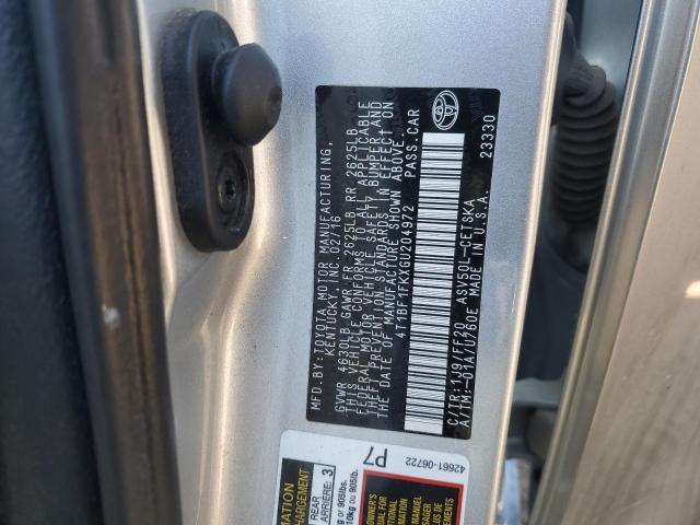 2016 TOYOTA CAMRY LE - 4T1BF1FKXGU204972
