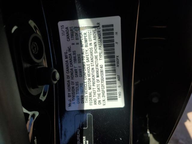 2016 HONDA CIVIC EX - 2HGFC2F70GH508140