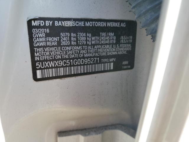 2016 BMW X3 XDRIVE2 - 5UXWX9C51G0D95271