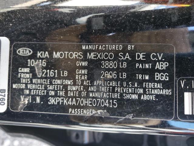 2017 KIA FORTE LX - 3KPFK4A70HE070415