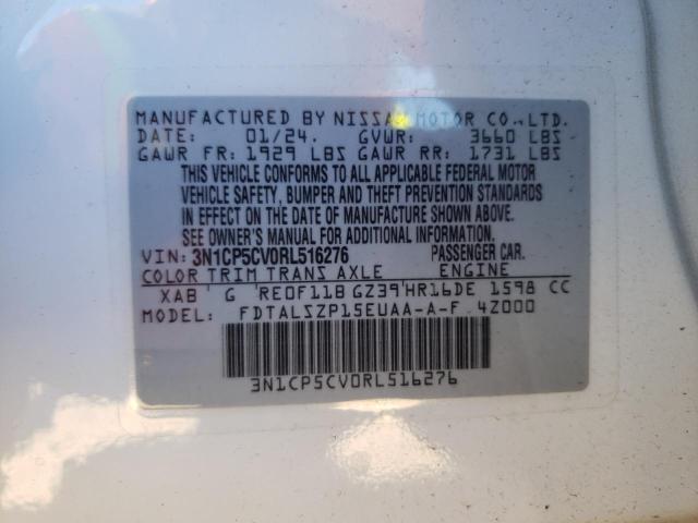 2024 NISSAN KICKS SV - 3N1CP5CV0RL516276