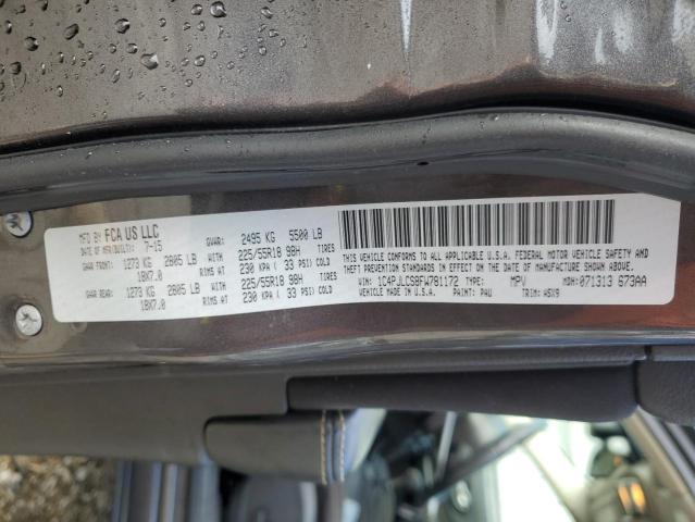 2015 JEEP CHEROKEE L - 1C4PJLCS8FW781172