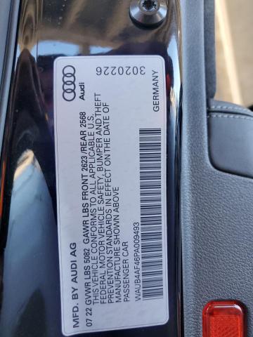 2023 AUDI S4 PREMIUM WAUB4AF46PA009493