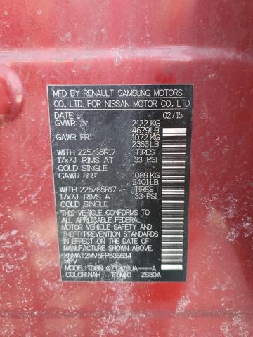 2015 NISSAN ROGUE S - KNMAT2MV5FP536634