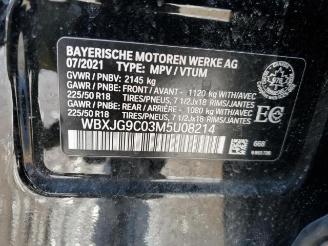 2021 BMW X1 XDRIVE2 - WBXJG9C03M5U08214