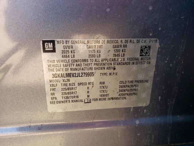 2018 GMC TERRAIN SL - 3GKALMEV2JL279905