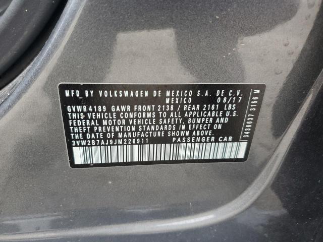 2018 VOLKSWAGEN JETTA S - 3VW2B7AJ9JM226911