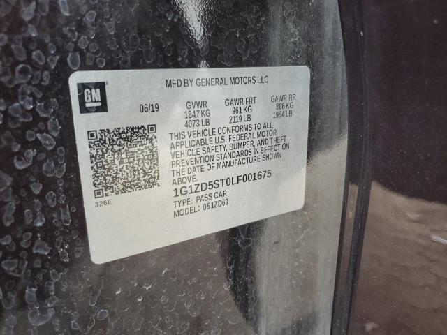 2020 CHEVROLET MALIBU LT - 1G1ZD5ST0LF001675