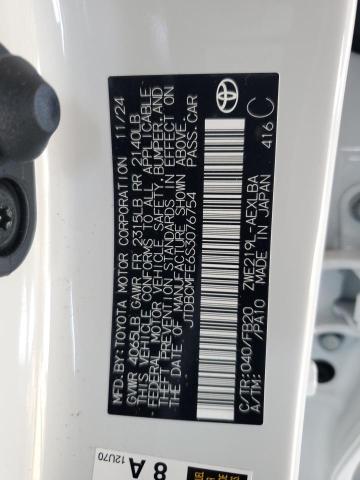 2025 TOYOTA COROLLA LE - JTDBCMFE6S3076754