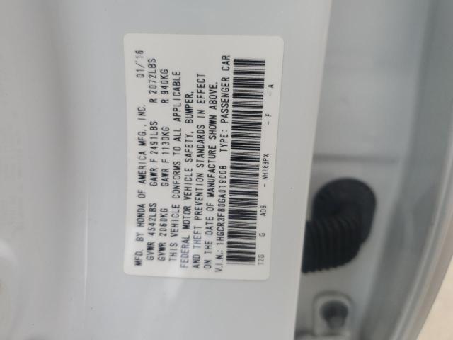 2016 HONDA ACCORD EXL - 1HGCR3F80GA019008