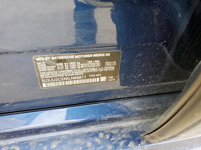 2019 BMW X5 XDRIVE5 - 5UXJU2C5XKLN66811