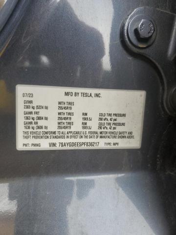2023 TESLA MODEL Y - 7SAYGDEE5PF836217
