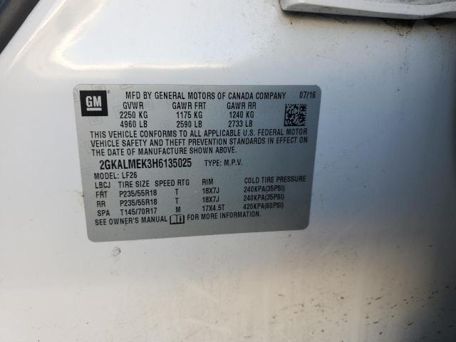 2017 GMC TERRAIN SL - 2GKALMEK3H6135025