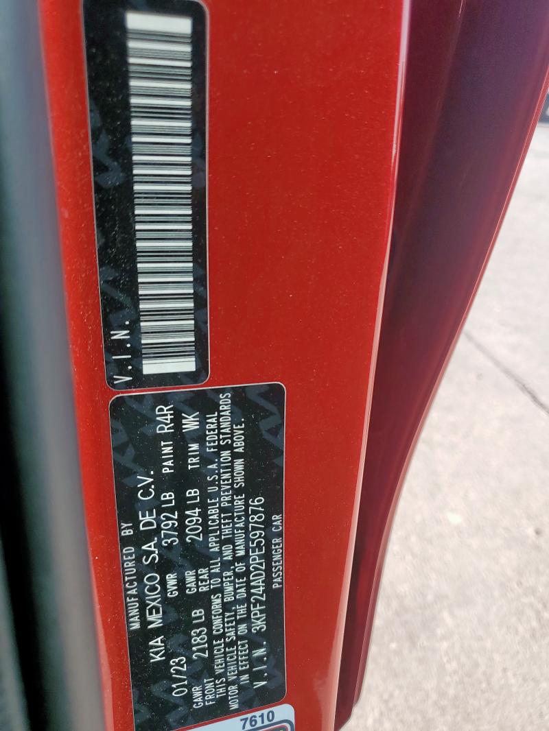 2023 KIA FORTE LX - 3KPF24AD2PE597876