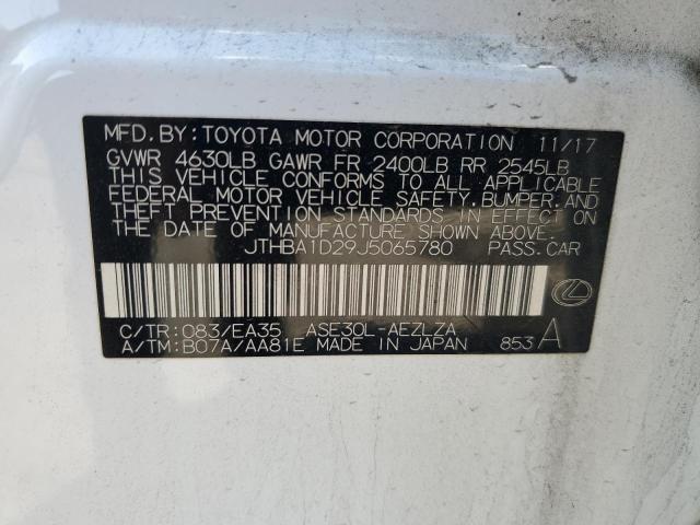 2018 LEXUS IS 300 - JTHBA1D29J5065780