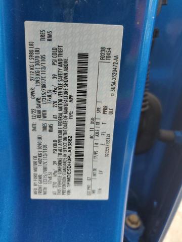 2023 FORD BRONCO BAS - 1FMDE5DH0PLA93882