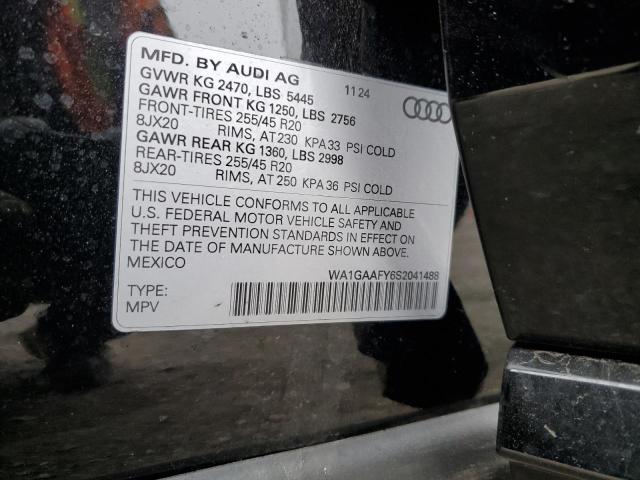 2025 AUDI Q5 PREMIUM WA1GAAFY6S2041488