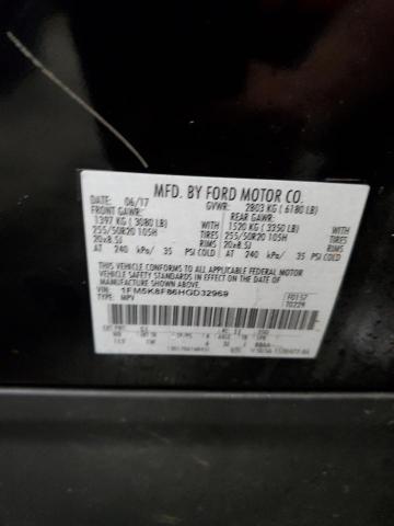 2017 FORD EXPLORER L - 1FM5K8F86HGD32969